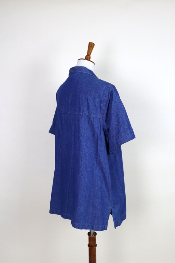 Bedazzled Fun Maple Leaf Patch Cottagecore Denim … - image 6