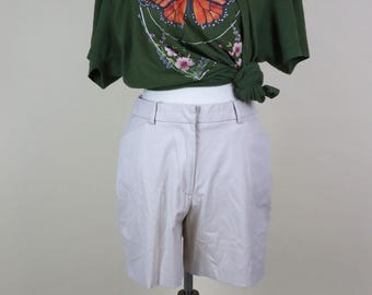 90er Vintage Khaki Adventurecore Sommer Shorts / Größe Medium