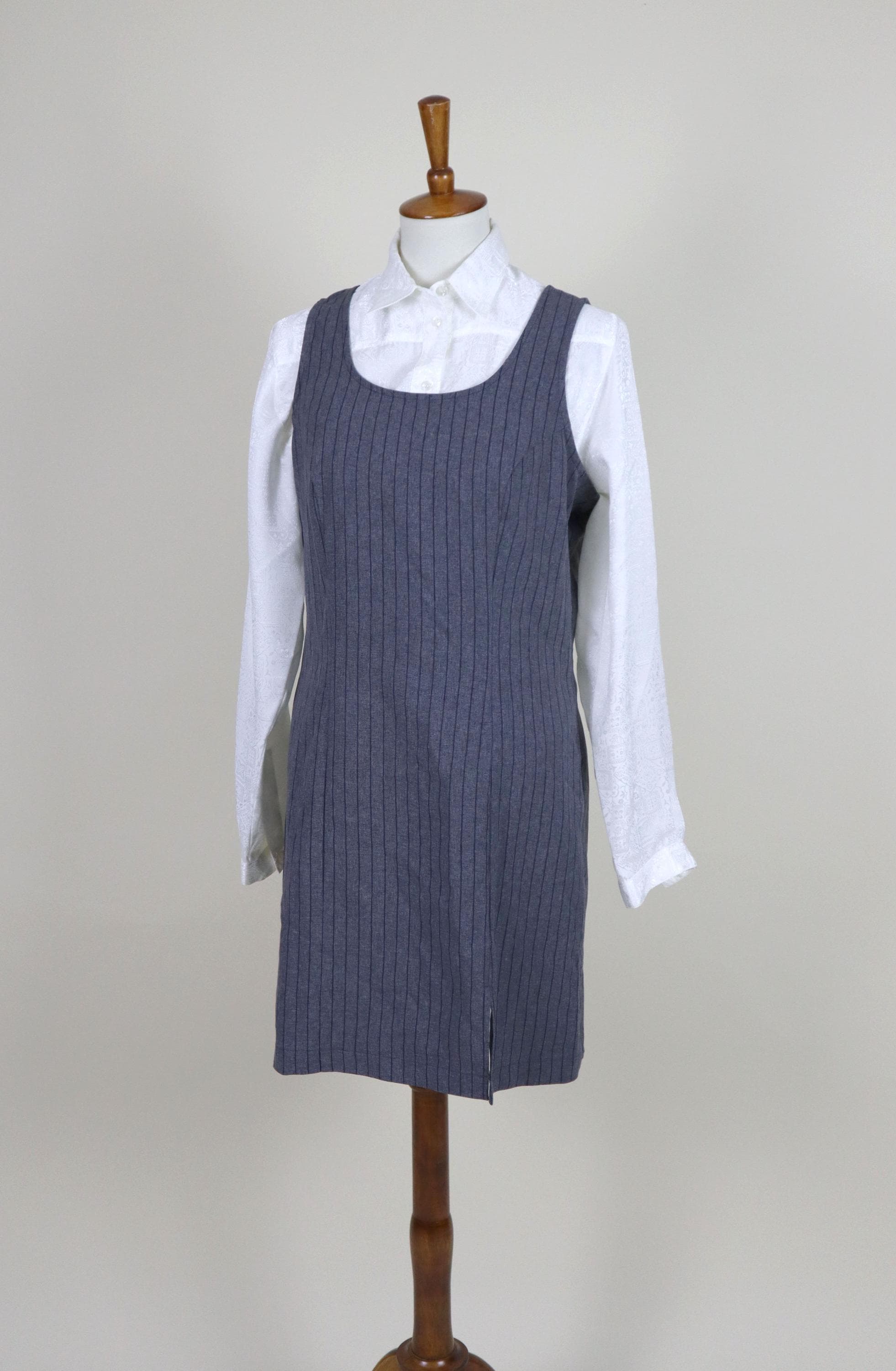 sachin and babi light blue dress Grey School Pinafore Dress