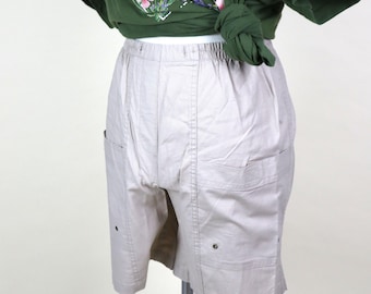 Vintage Khaki Adventurecore Sommer Cargo Shorts / Größe XS