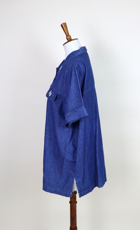 Bedazzled Fun Maple Leaf Patch Cottagecore Denim … - image 9