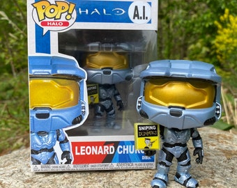 Custom Leonard Church Halo Pop Figure RvB Master Chief Halo