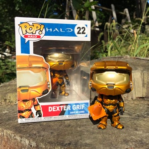Figura Pop personalizada de Halo Grif rojo contra azul RvB Master Chief Halo