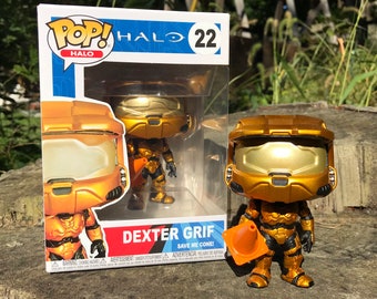 Custom Red Vs Blue Grif Halo Pop Figure RvB Master Chief Halo