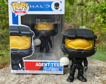 Custom Agent Tex Halo Pop Figure RvB Master Chief Halo
