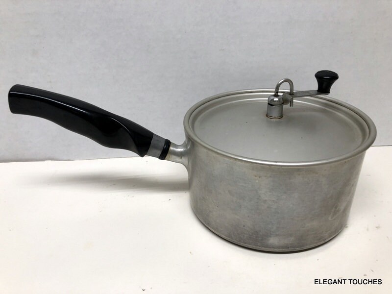 Vintage WEAREVER Aluminum Cookware Pan Pot 702 1/2 & Popcorn Etsy