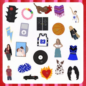 One Tree Hill Sticker Pack | 34 Digital Designs (Goodnotes, Procreate, Canva)