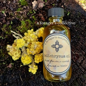 helichrysum oil , everlasting flower , herbal serum , artisan handmade , botanical oils