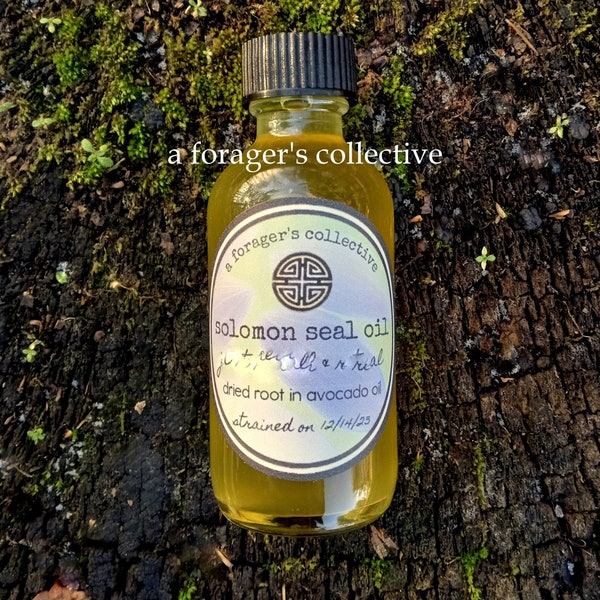 solomon seal oil , solomon's root , joint serum , polygonatum biflorum , herbal oils , artisan handmade