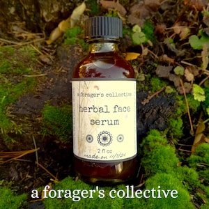 herbal face serum , plant based skincare , facial oil