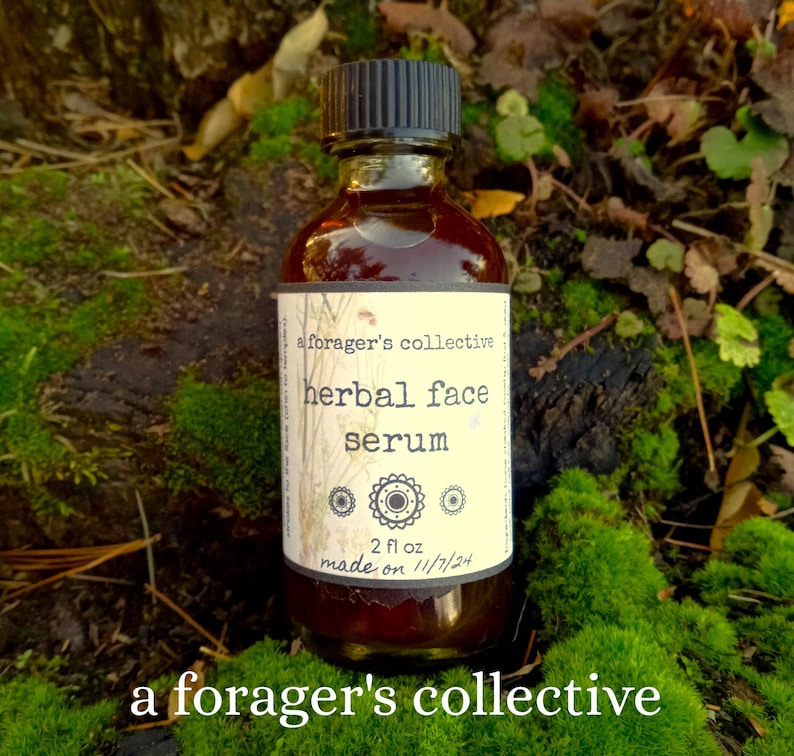herbal face serum , plant based skincare , facial oil