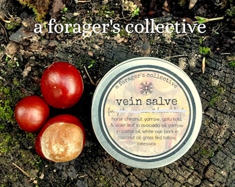 Vein Salve , horse chestnut , herbal ointment