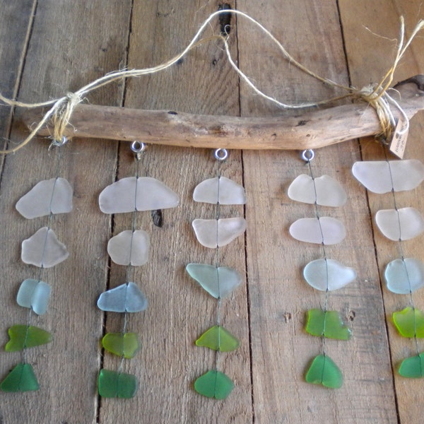 Sea Glass Mobile / Beach Glass Mobile / Suncatcher / Seneca Lake / Sea Glass Wall Hanging