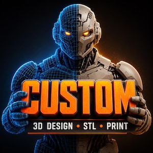 Exclusive Custom 3D Design Service, STL, 3MF, OBJ, Glb, Blend, Professional Print Ready Files