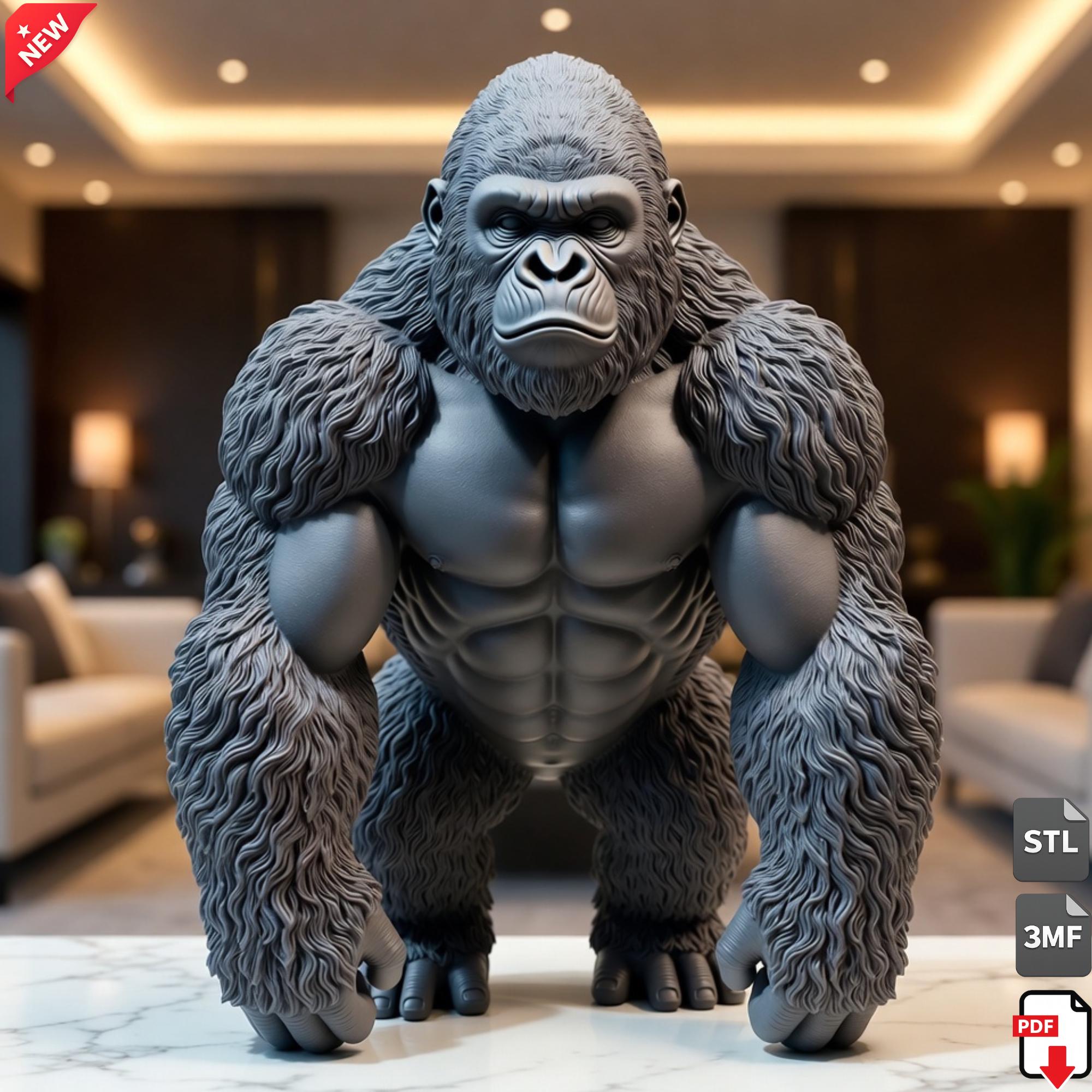 Gorilla resin statue - Etsy 日本