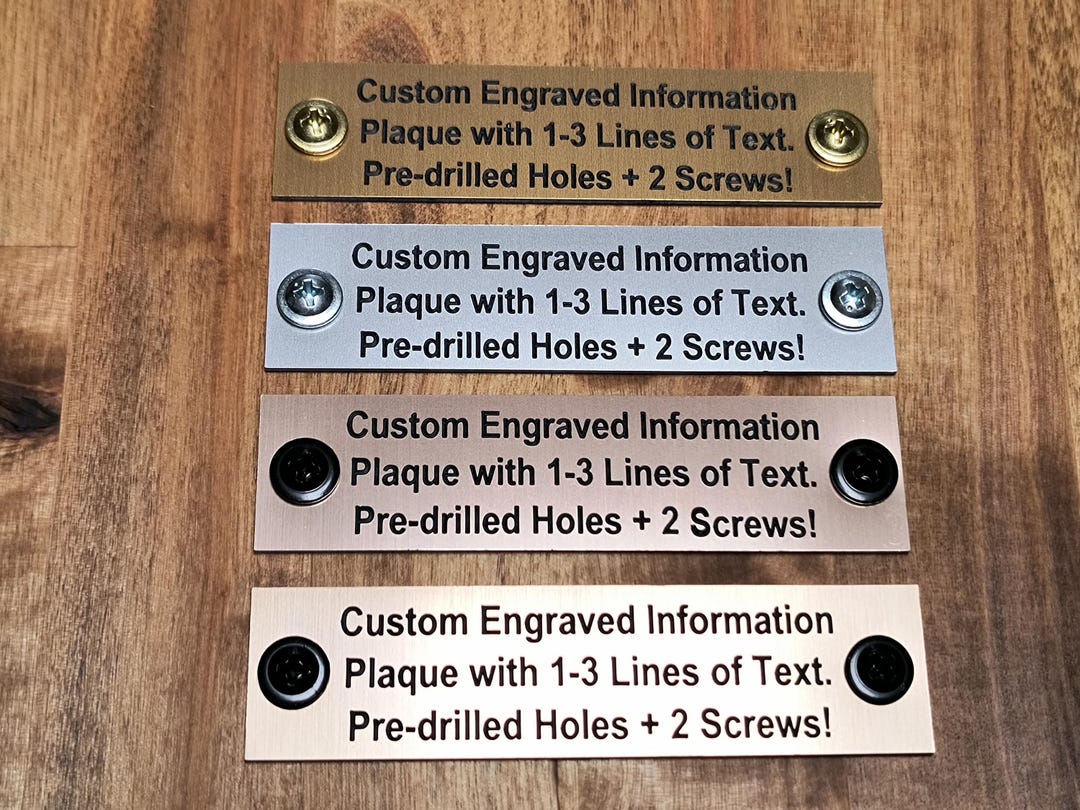 Custom Engraved 1