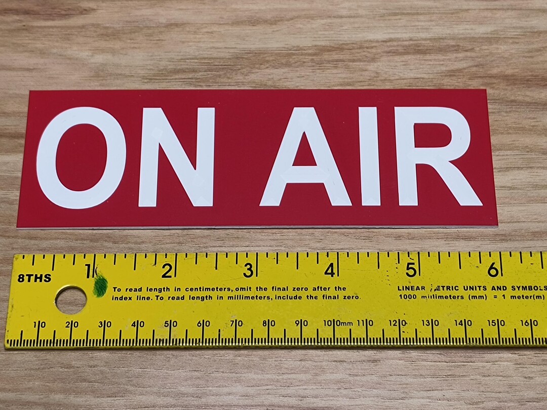 Custom Engraved - ON AIR - 2