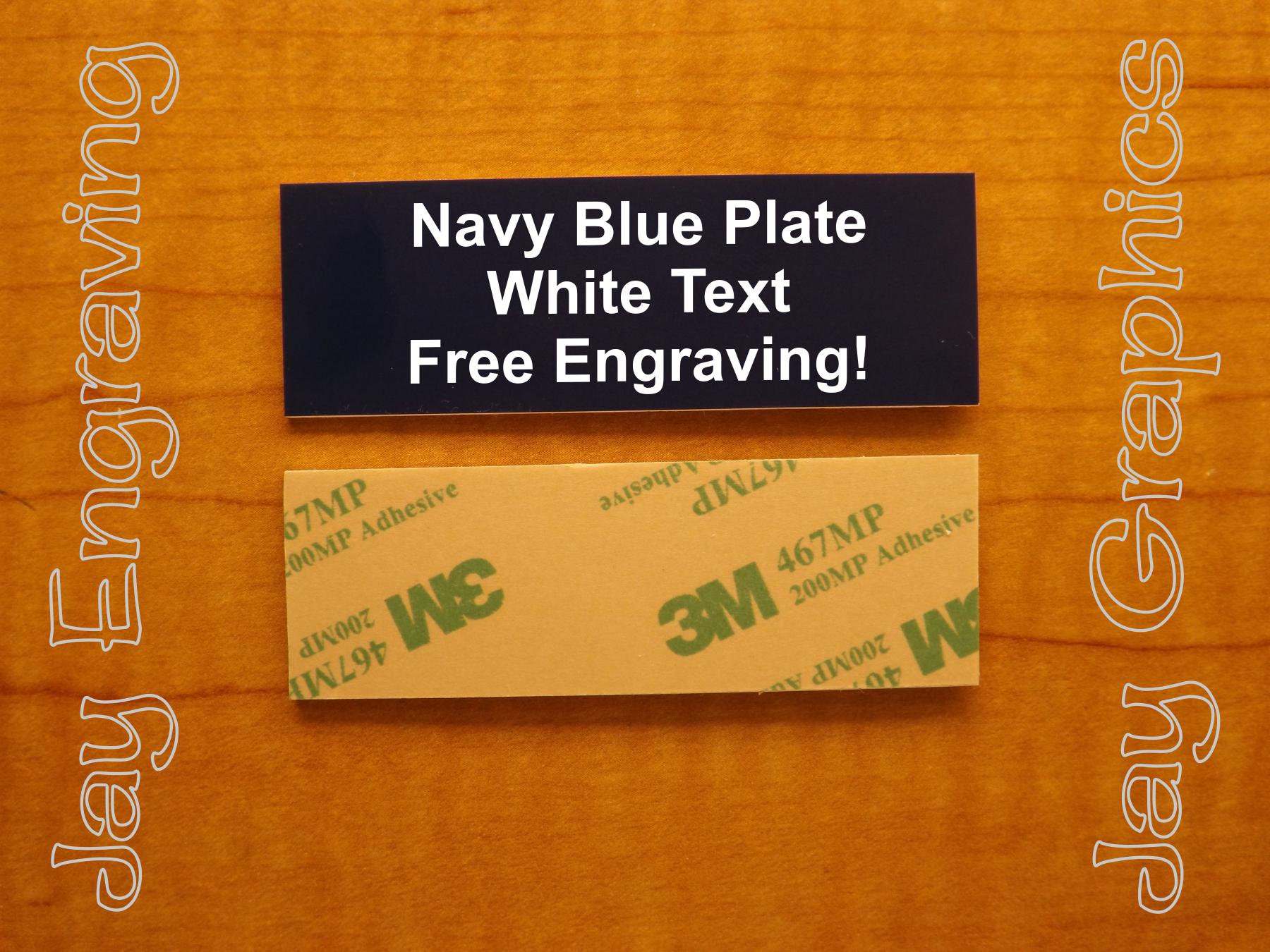 Custom Engraved 1x3 Plate | Personalized Customized Wall Door Desk