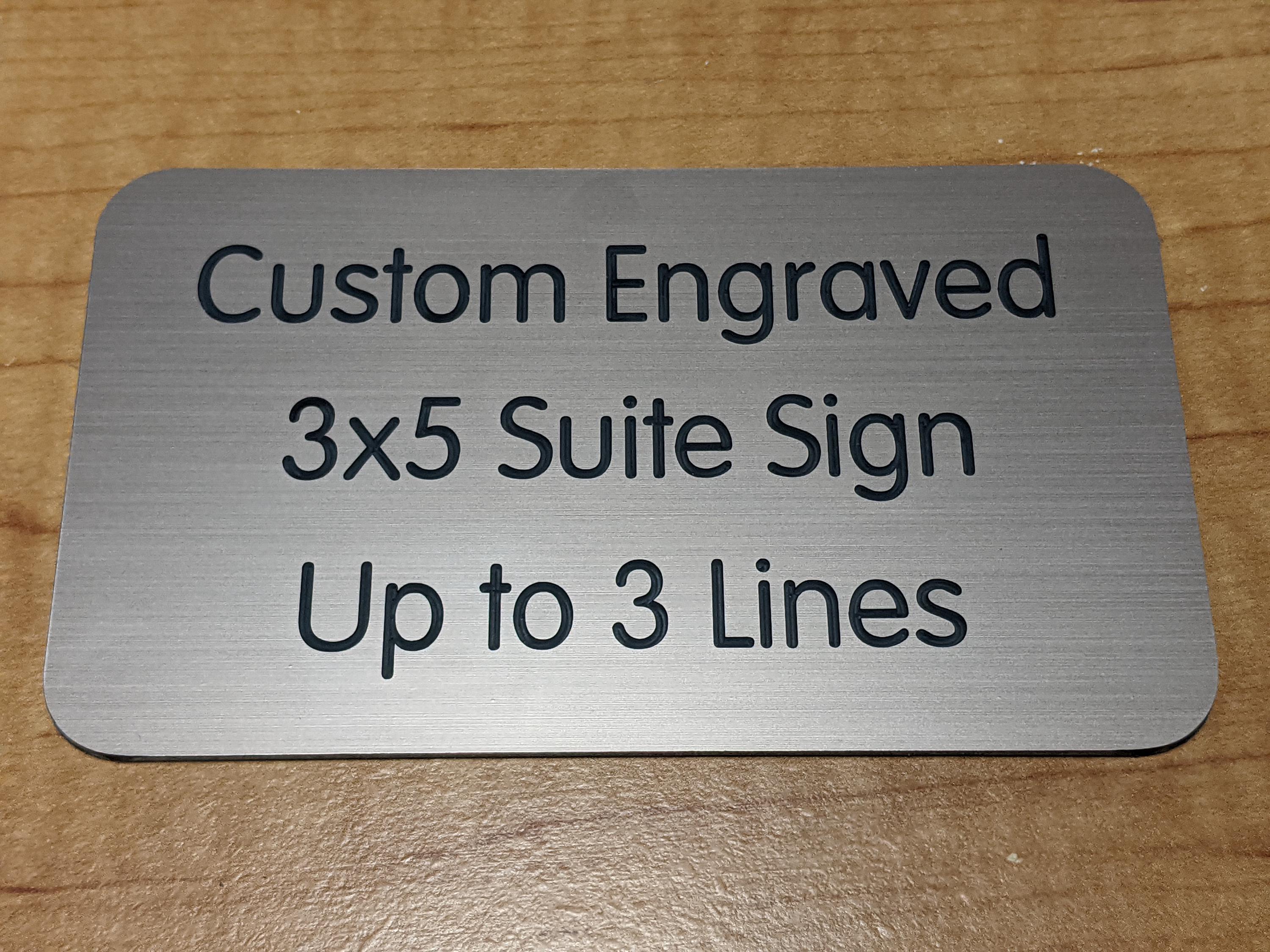 Custom Engraved 3