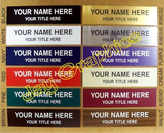 Placa Personalizada Grabada A Mano – Letrero De Plástico Para Puerta O Pared – Regalo Único Para Oficina, Habitación O Negocio