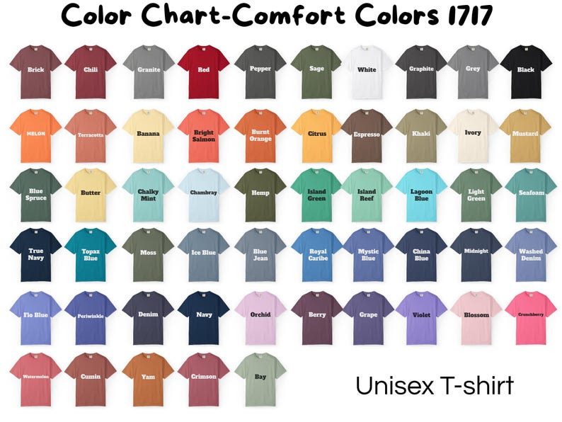 Personalized Kids Drawing Halloween T-Shirt, Custom Embroidered Child Artwork Tee, Cute Halloween Gift Shirt, Comfort Colors 1717 Unisex Tee image 19