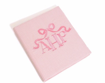 Monogrammed Baby Book: Personalized Memory Scrapbook, Fits 8.5x11 Inserts