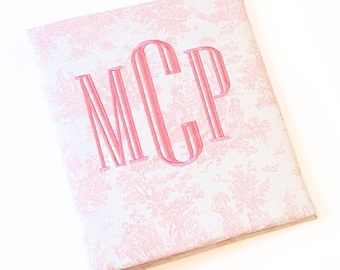 Monogrammed Baby Book: Personalized Scrapbook Album, Fits 8.5x11 Inserts