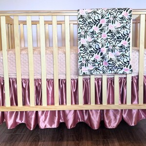 Baby Bedding - Design Your Own Baby Bedding includes Bed Sheet, Bed Skirt, and baby Blanket.  Monogrammed baby bedding,  Custom baby bedding