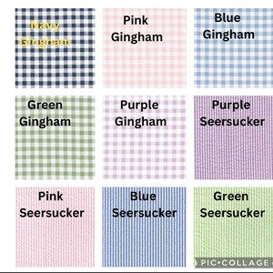 Monogrammed Gingham Baby Book: Personalized Memory Scrapbook (8.5x11 Insert) image 10