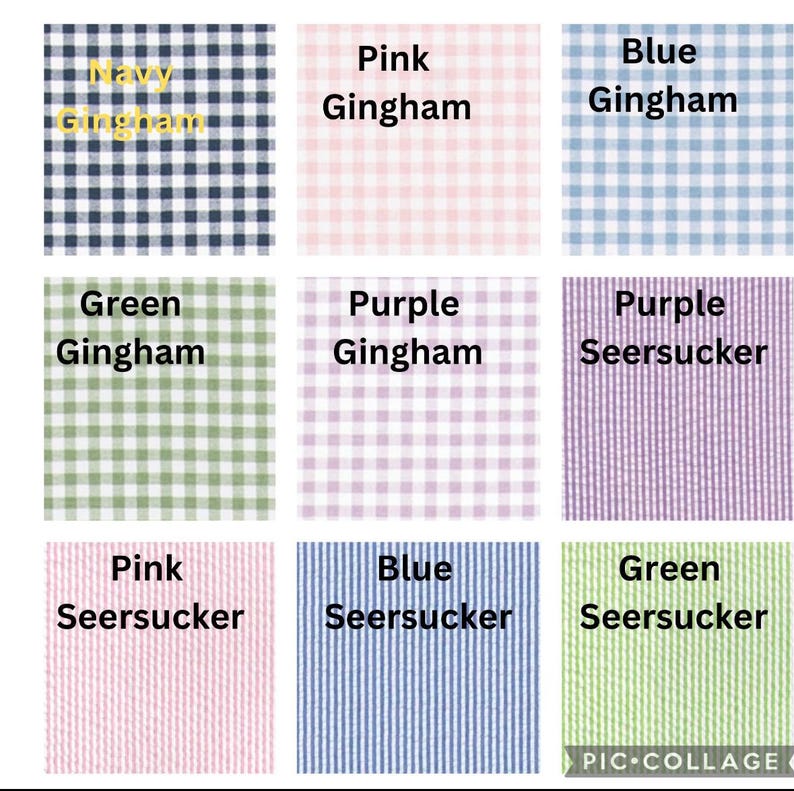 Monogrammed Gingham Baby Book: Personalized Memory Scrapbook (8.5x11 Insert) image 10