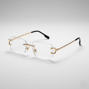 Crystal Glasses For , Slim Y2K Style Everyday Use Pr Y2k Reading Glasses - Etsy main image 3