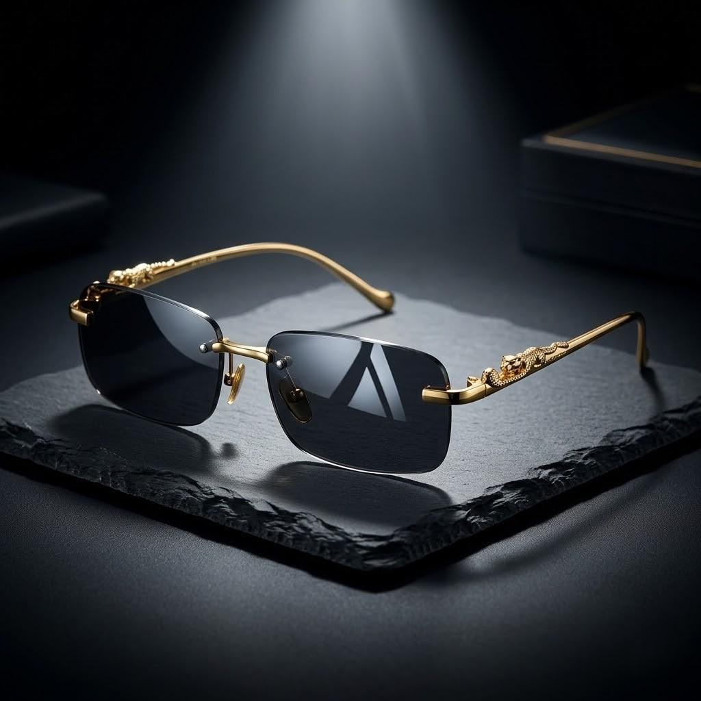 Rimless cartier sunglasses - Etsy 日本