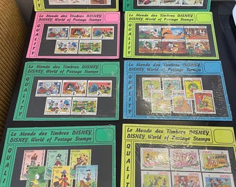 Vintage Disney World Postage Stamp collection - Sealed MNH - 1980's - Choose your panel