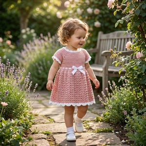 Pink Lace Baby Dress - Etsy