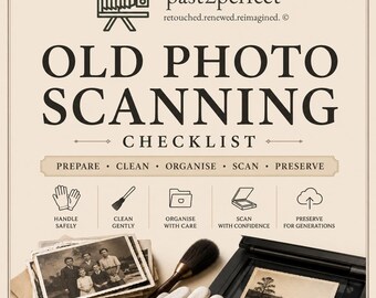 家族写真の保存とスキャンに関するチェックリスト｜古い写真アーカイブ、アルバム、系図コレクションをデジタル化するための安全な準備ガイド