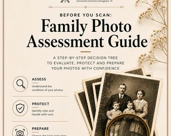 写真修復ガイド｜古い写真の評価、取り扱い、保存