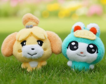Animal Crossing Isabelle and Sasha Plushies - 4'' Mini Dolls