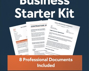 Plumber Business Starter Kit | Estimate, Contract, Invoice Templates (PDF, Word, Excel)