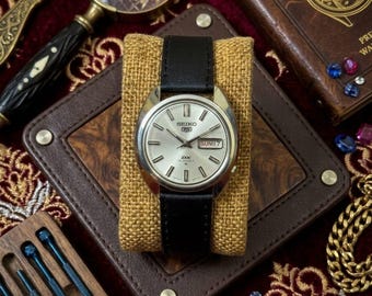 Seiko DX Automatic 25 Jewel Gold Tone Men's 36mm Wristwatch C