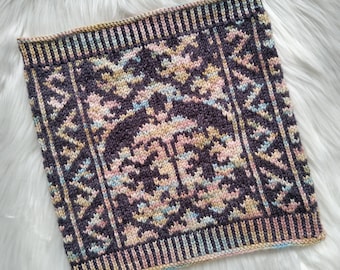 Death Wing Dragon Cowl Knitting Pattern – Fair Isle Colorwork (PDF Pattern)
