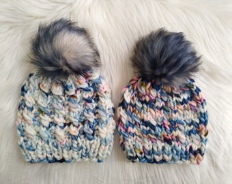 Luna and Nargle Beanies set, PATTERN ONLY, knit, PDF download, hp inspired, winter hat, twist stitches cabled