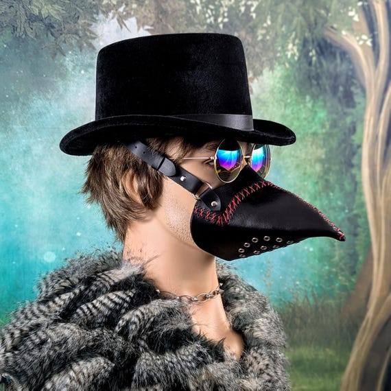 Attitude Studio Steampunk Plague Doctor - Máscara Metálica | Meses Sin