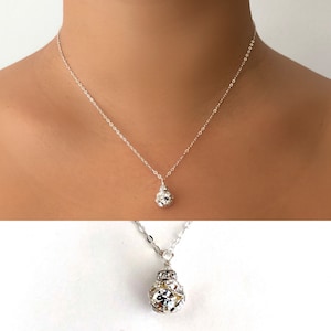 Crystal Ball Swarovski Rhinestone Necklace