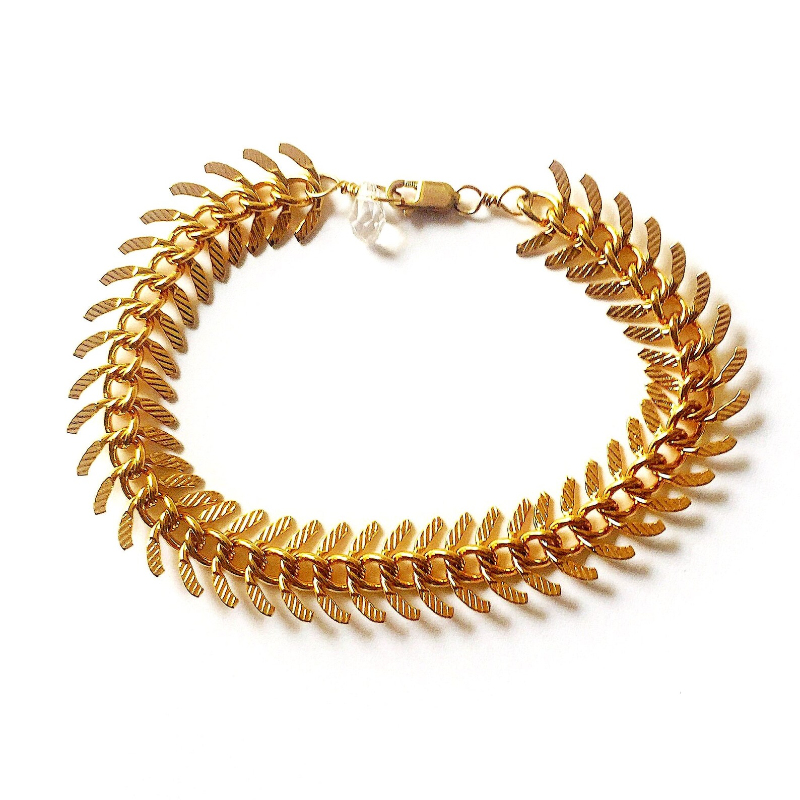 Gold Zipper Bracelet 14K Gold Plated Simple Gold Bracelet Etsy