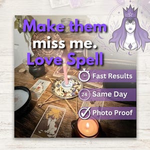 Make Them Miss Me Love Reading – Same Day Digital Longing & Reconnection Report, Hidden Feelings and Photo Proof