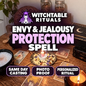 Hechizo de Protección contra Envidia y Celos | Ritual Personalizado para Privacidad y Límites