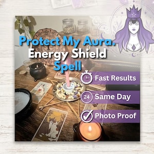 Aura Energy Shield Reading – Same Day Digital Protection Ritual Report, Negative Energy, Evil Eye & Photo Proof