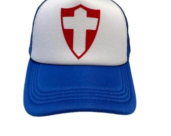 Savoia Retro Soccer Trucker Hat, Green and White Vintage Mesh Back Cap, Brazilian Football Heritage Snapback, Classic Fan Apparel