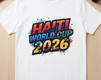 Haiti World Cup 2026 Graphic Tee Vibrant Haitian Pride Soccer T Shirt