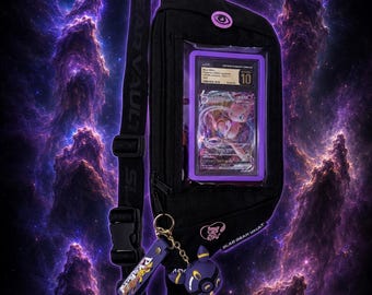 Graded Card Display Crossbody Bag for PSA, CGC & Beckett : Slab Gear Vault V2